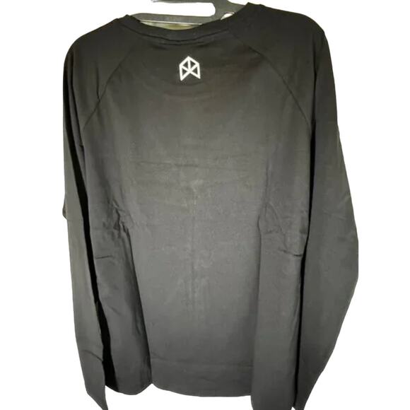 RawGear Men's Heavyweight Long Sleeve Logo T-Shirt RG440, Black, Size S, NWT - Picture 2 of 3